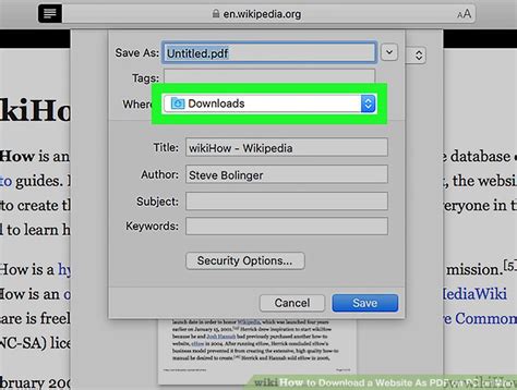 Choose HTML Web Page and select your options. . How to download a website as a pdf